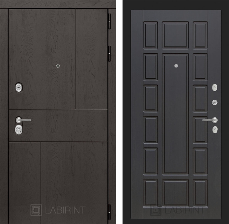 Входная металлическая дверь Лабиринт URBAN 12 - Венге 2139193