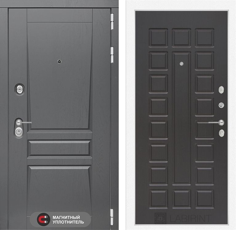 Входная металлическая дверь Лабиринт Платинум 04 - Венге 2836793