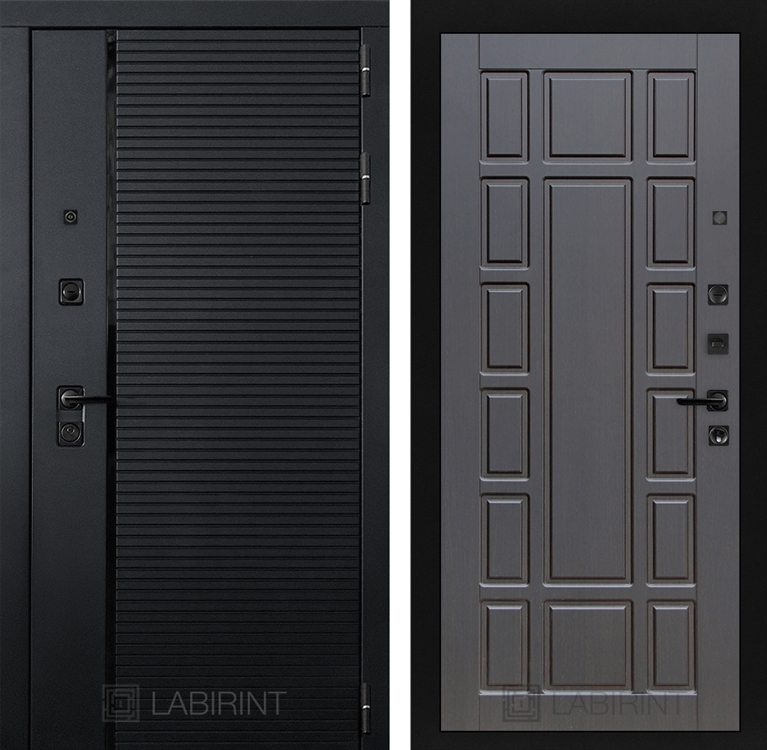 Входная металлическая дверь Лабиринт PIANO 12 - Венге 3709989