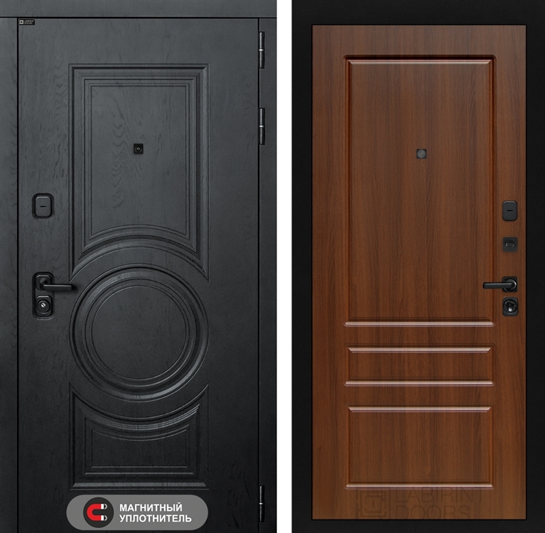 Входная металлическая дверь Лабиринт GRAND 03 - Орех бренди 4049567
