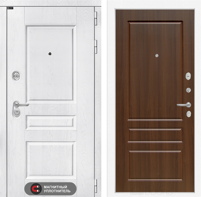 Входная металлическая дверь Лабиринт VERSAL 03 - Орех бренди 4049827