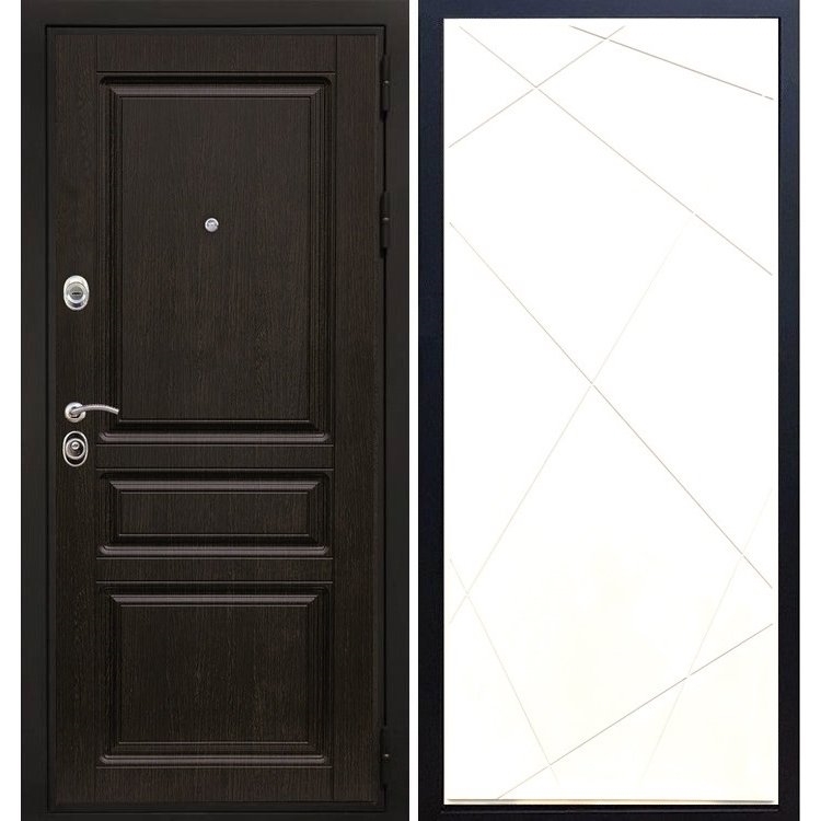 Входная дверь Премиум -Н ФЛ-291 Белый силк сноу 5113