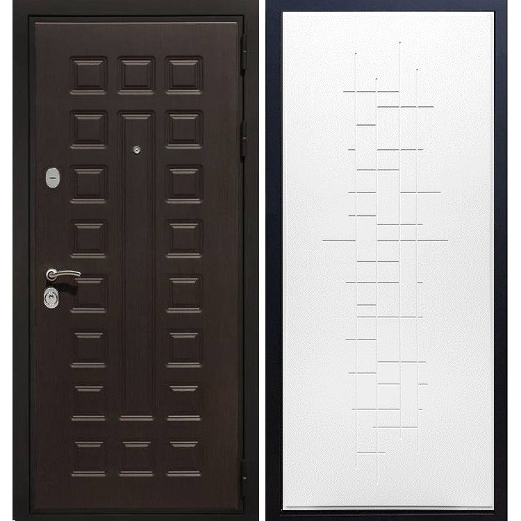 Входная металлическая дверь Премиум 3к ФЛ-289 Белый ясень 5131