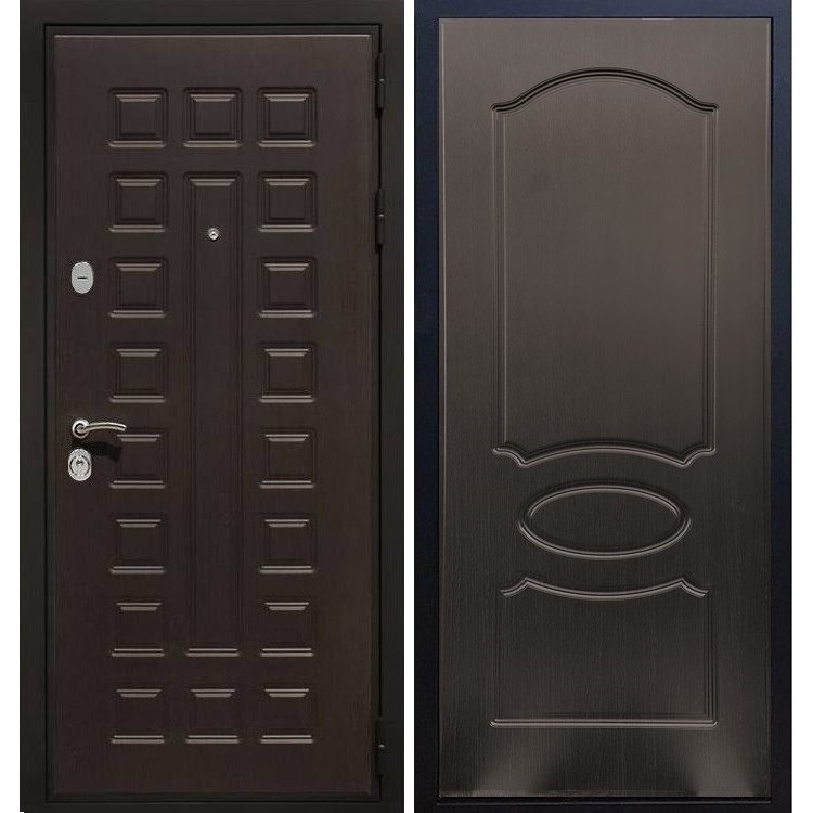 Входная металлическая дверь Премиум 3к ФЛ-128 Венге 5178