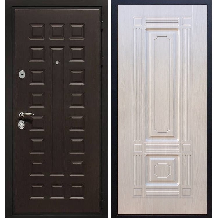 Входная металлическая дверь Премиум 3к ФЛ-2 Лиственница беж 6672