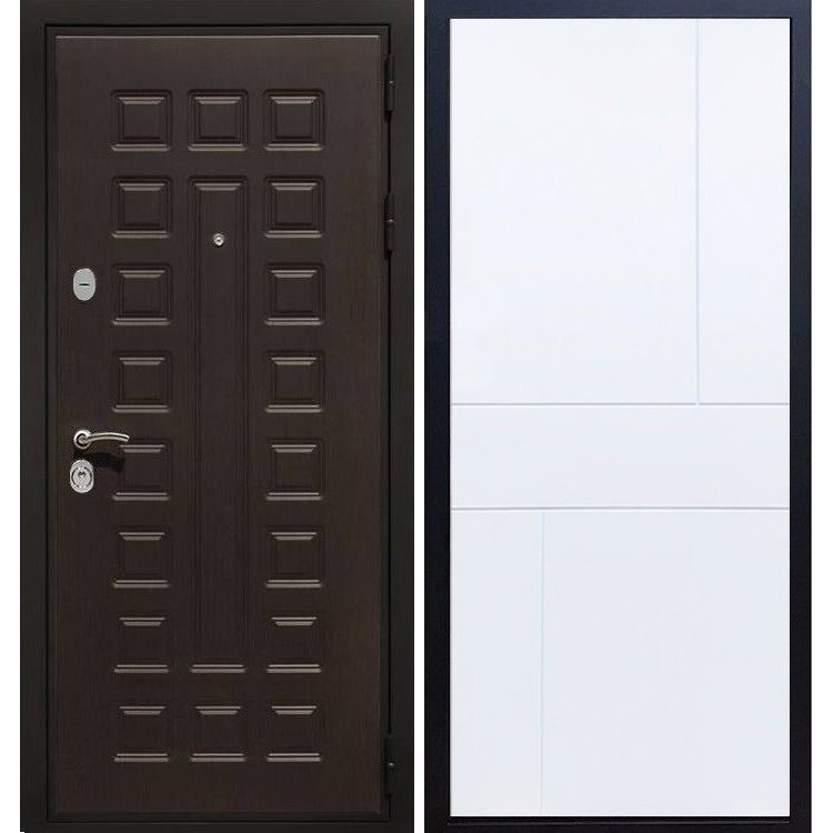 Входная металлическая дверь Премиум 3к ФЛ-290 Белый силк сноу 6738