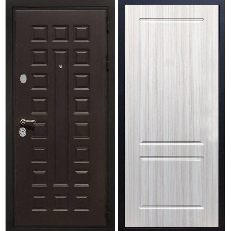 Входная металлическая дверь Премиум 3к ФЛ-117 Сандал белый 6743