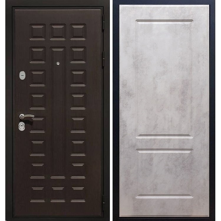 Входная металлическая дверь Премиум 3к ФЛ-117 Бетон темный 6777