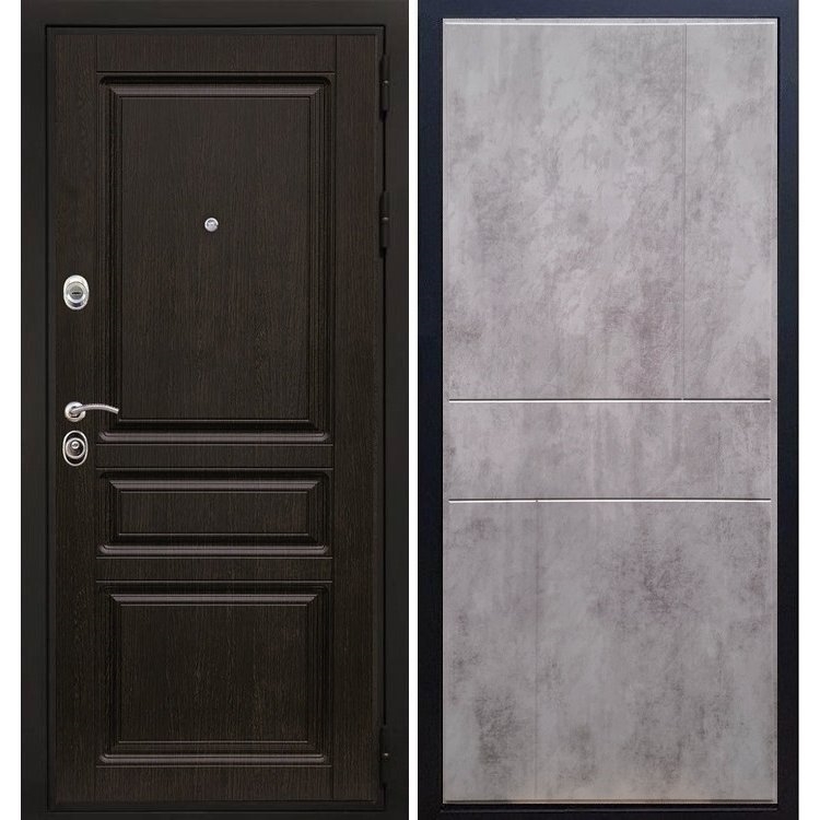 Входная металлическая дверь Премиум -H ФЛ-290 Бетон темный 6841
