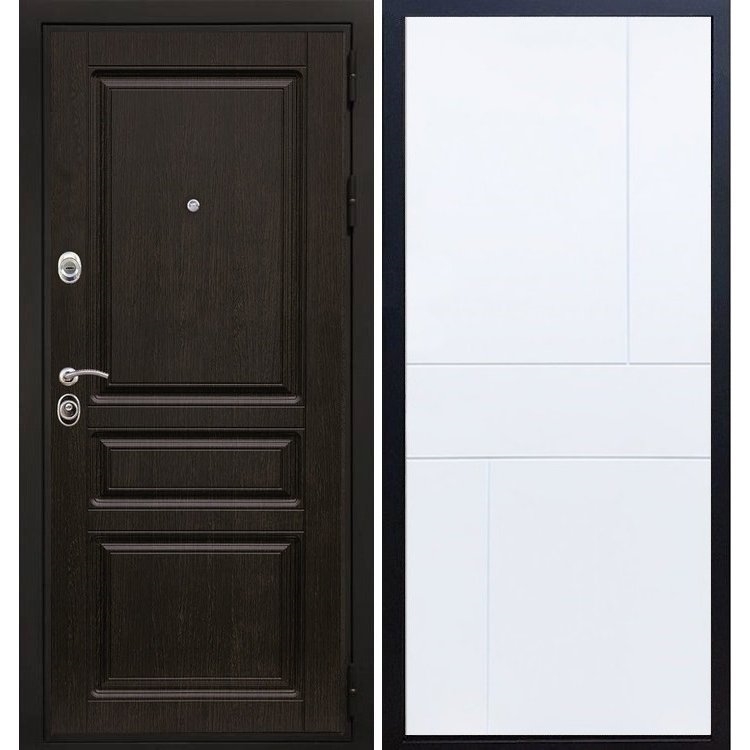 Входная металлическая дверь Премиум -H ФЛ-290 Белый силк сноу 6858