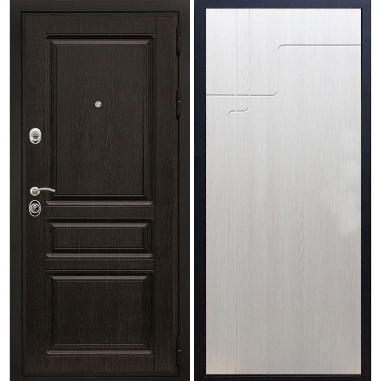 Входная металлическая дверь Премиум -H ФЛ-246 Лиственница беж 6881