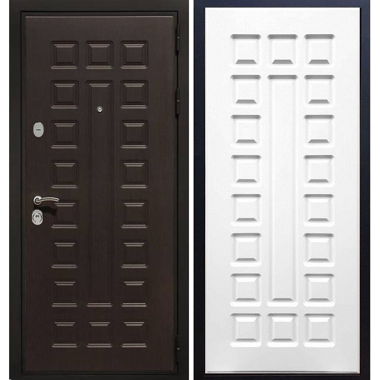 Входная металлическая дверь Премиум 3к ФЛ-183 Белый ясень 7088