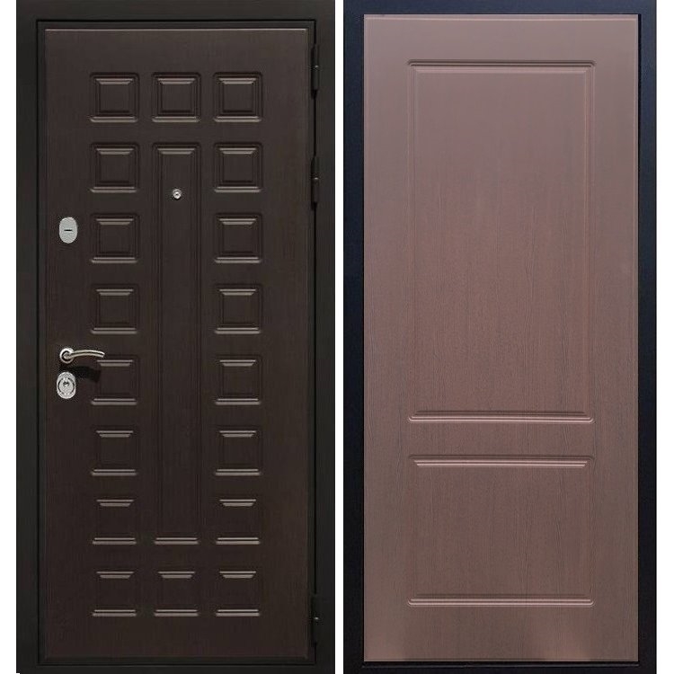 Входная металлическая дверь Премиум 3к ФЛ-117 Орех премиум 7372