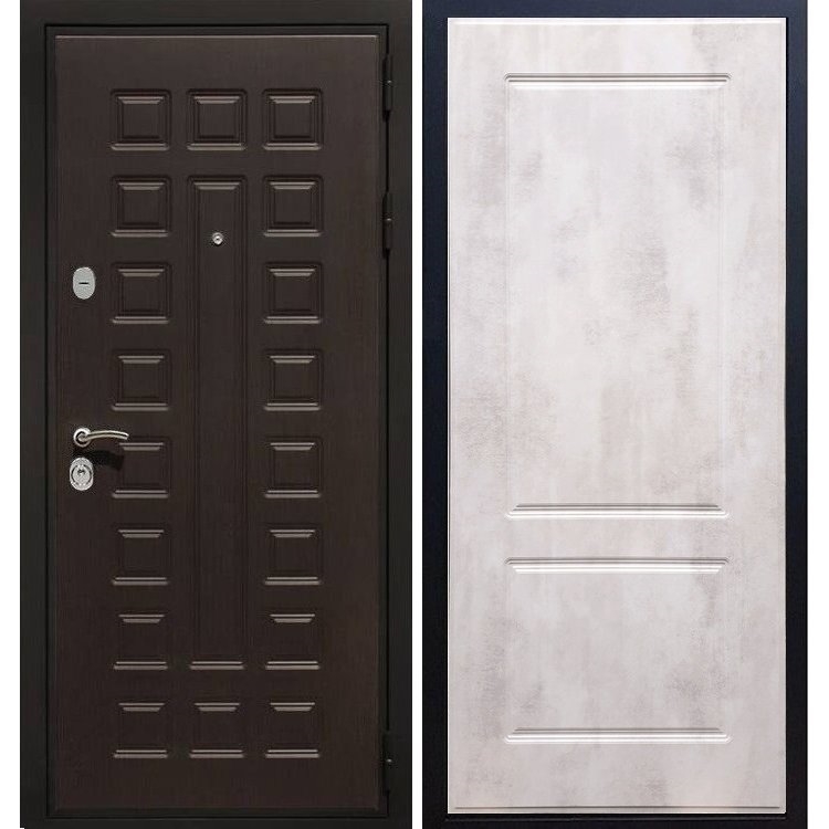 Входная металлическая дверь Премиум 3к ФЛ-117 Бетон светлый 7376