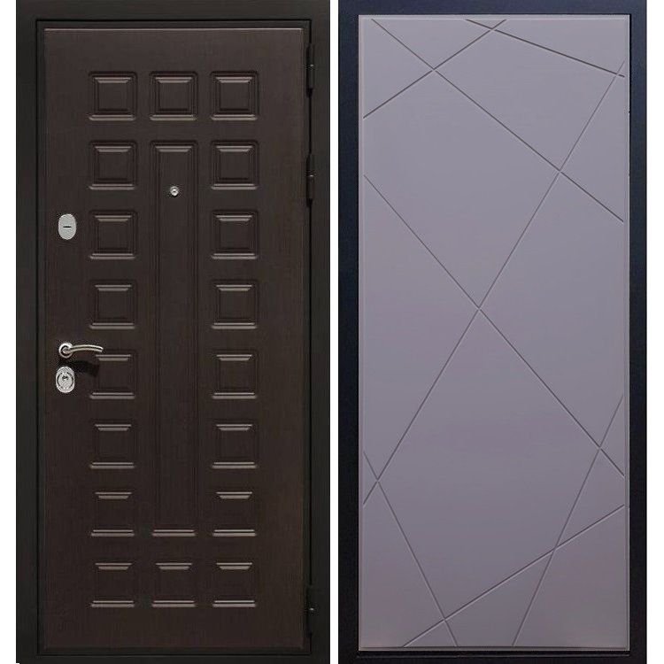 Входная металлическая дверь Премиум 3к ФЛ-291 Силк титан 7382