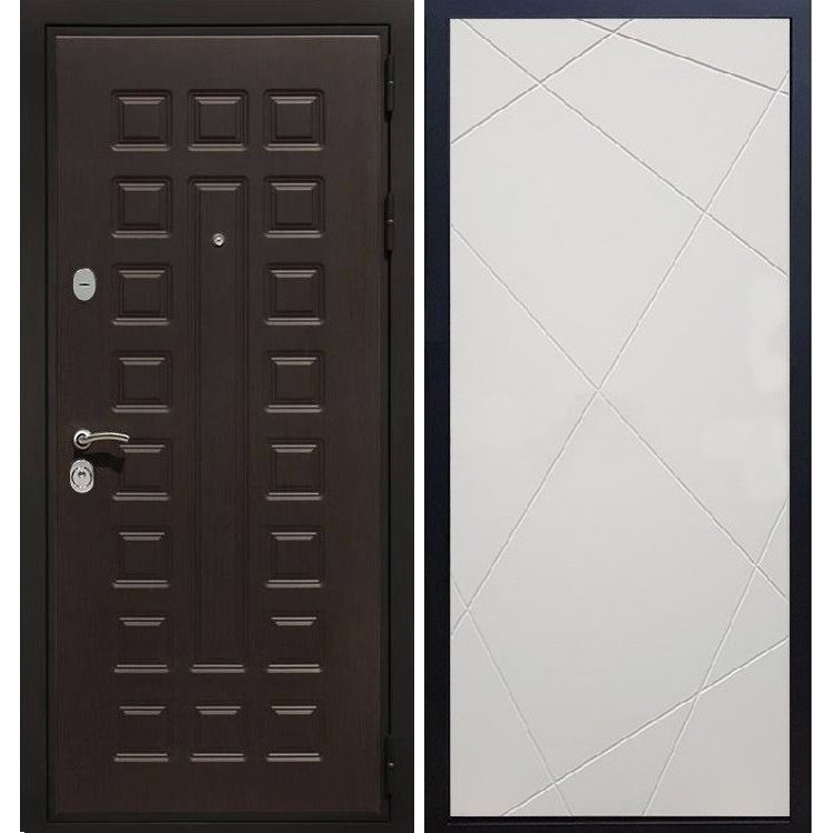 Входная металлическая дверь Премиум 3к ФЛ-291 Софт шампань 7384