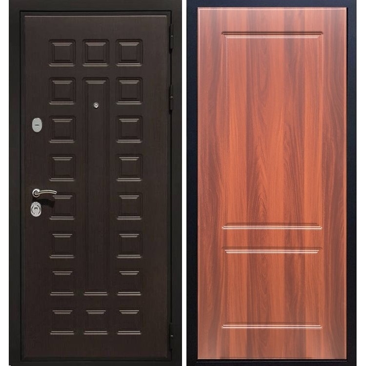 Входная металлическая дверь Премиум 3к ФЛ-117 Итальянский орех 7394