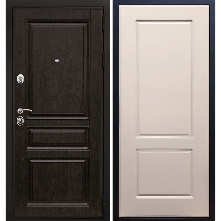 Входная металлическая дверь Премиум - Н ФЛ-117 Силк муссон 7398