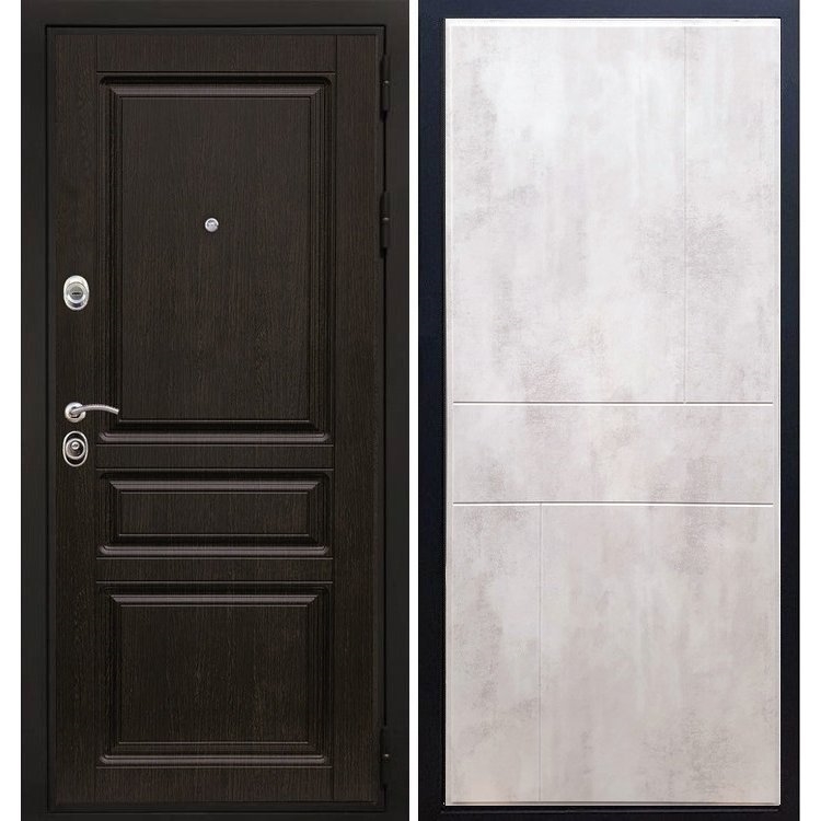 Входная металлическая дверь Премиум -H ФЛ-290 Бетон светлый 7868