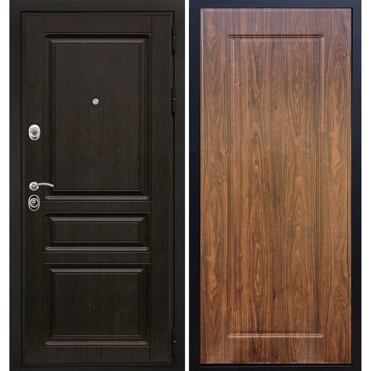 Входная металлическая дверь Премиум - Н ФЛ-119 Береза мореная 7880