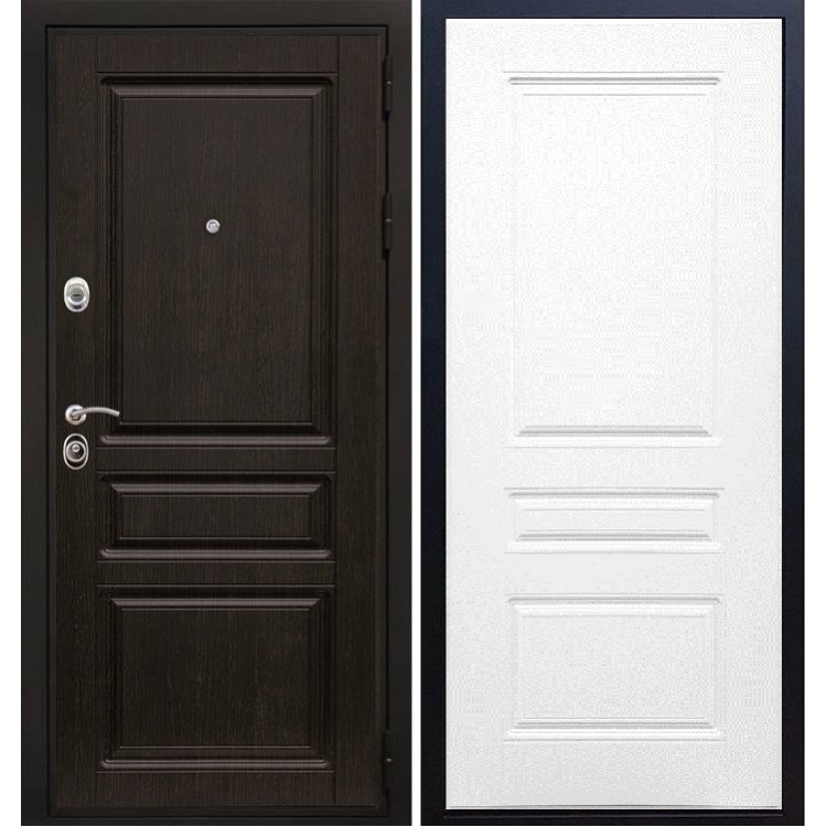 Входная металлическая дверь Премиум -Н ФЛ-243 Белый ясень 7916