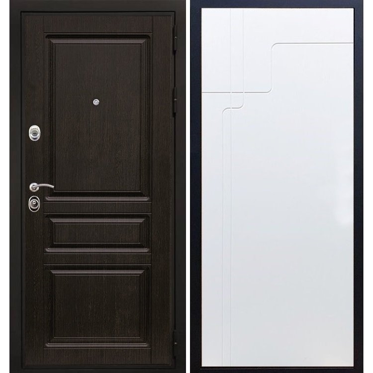 Входная металлическая дверь Премиум -H ФЛ-246 Белый ясень 7926