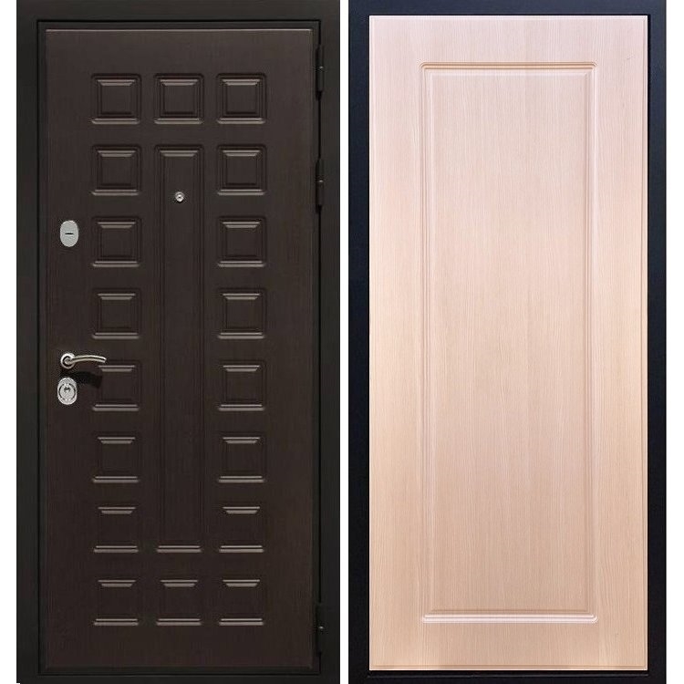 Входная металлическая дверь Премиум 3к ФЛ-119 Лиственница беж 8090