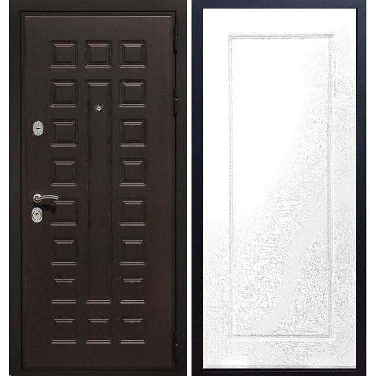 Входная металлическая дверь Премиум 3к ФЛ-119 Белый ясень 8093