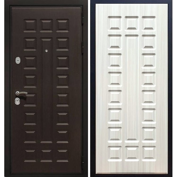 Входная металлическая дверь Премиум 3к ФЛ-183 Сандал светлый 8100