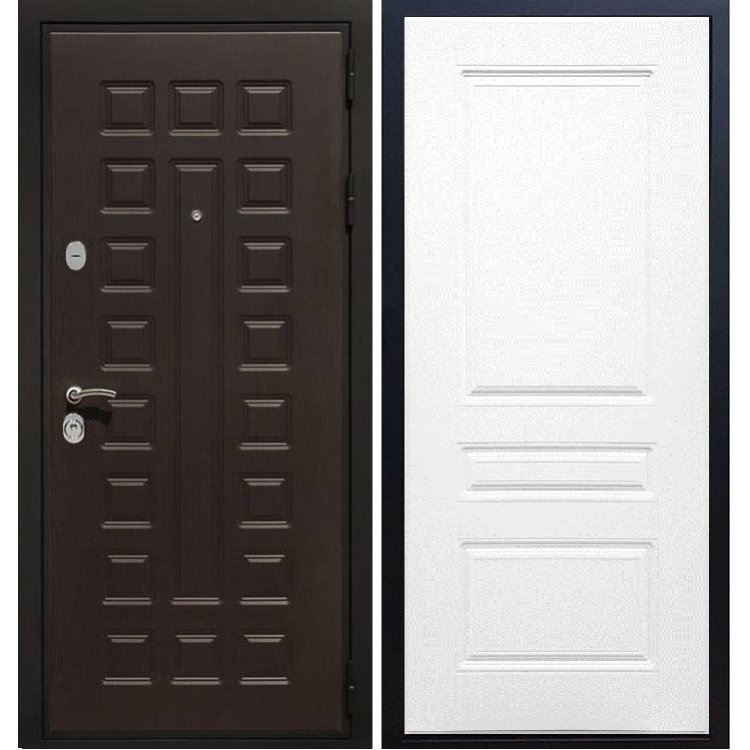 Входная металлическая дверь Премиум 3к ФЛ-243 Белый ясень 8104