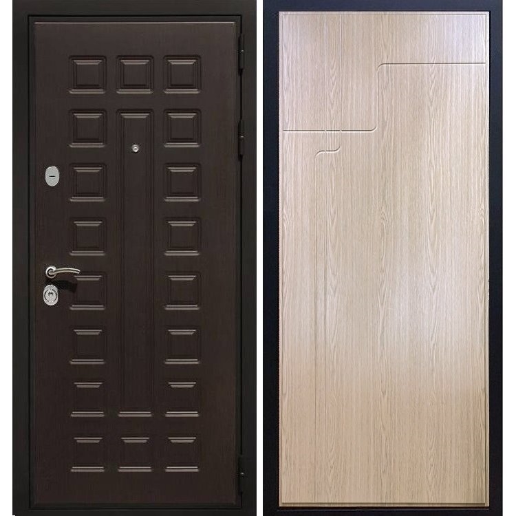 Входная металлическая дверь Премиум 3к ФЛ-246 Беленый дуб 8116