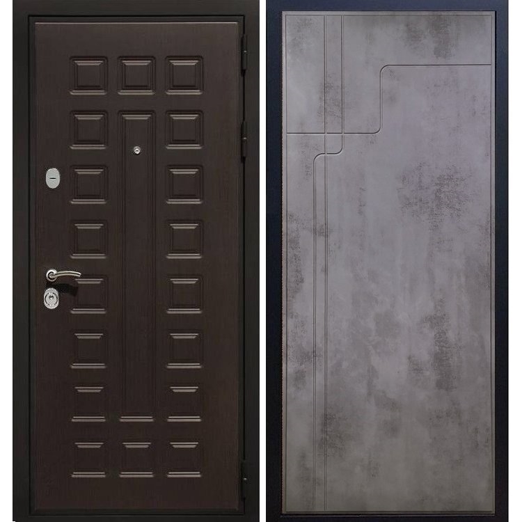 Входная металлическая дверь Премиум 3к ФЛ-246 Бетон темный 8123