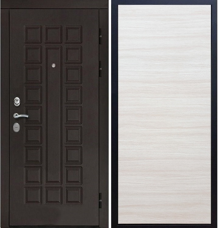 Входная металлическая дверь Монолит Акация светлая 20712