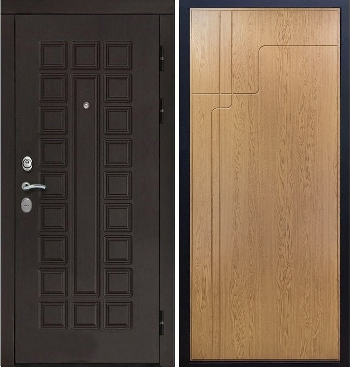 Входная металлическая дверь Монолит ФЛ-246 Дуб светлый 20734