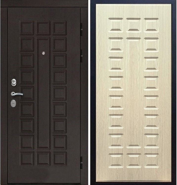 Входная металлическая дверь Монолит ФЛ-183 Лиственница беж 20756