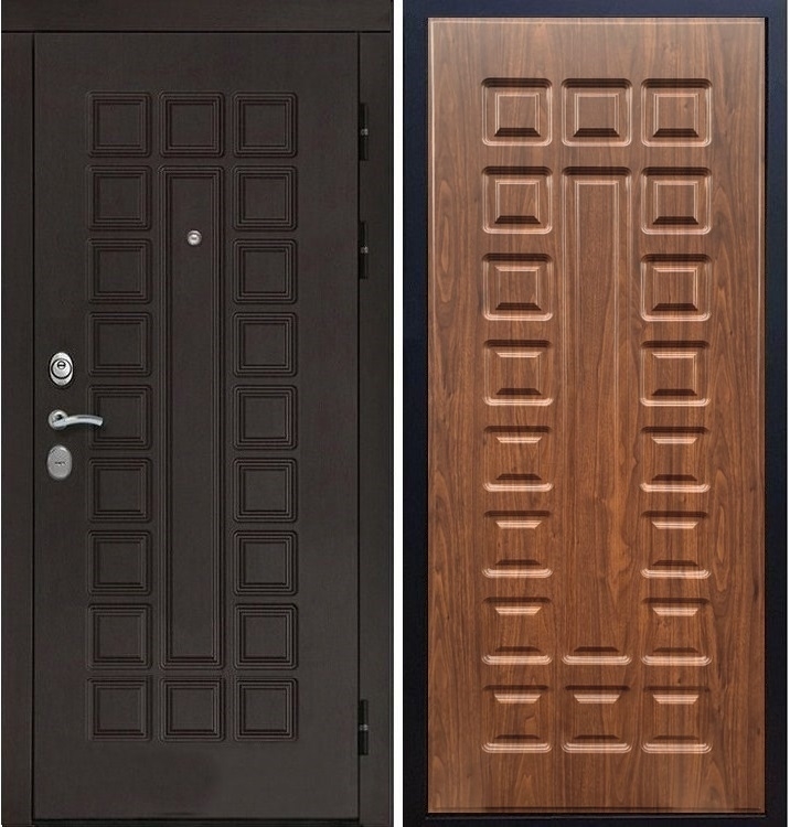 Входная металлическая дверь Монолит ФЛ-183 Орех темный 20760