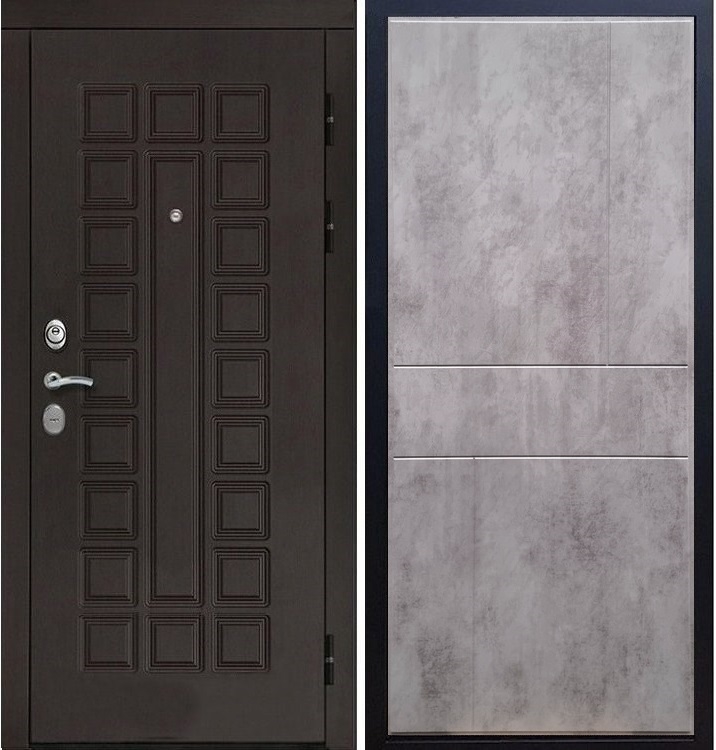 Входная металлическая дверь Монолит ФЛ-290 Бетон темный 20829