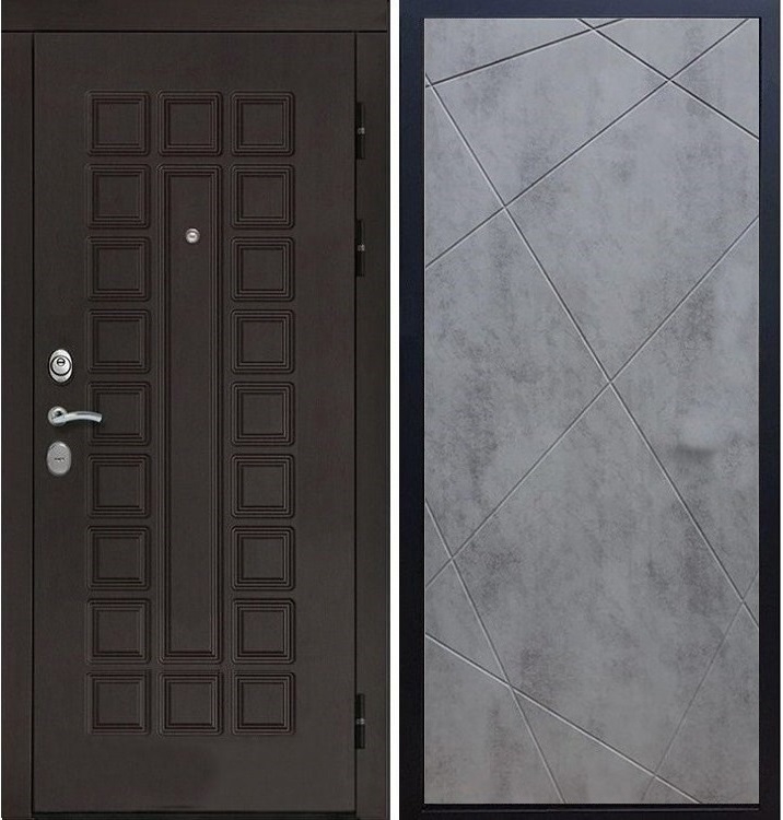 Входная металлическая дверь Монолит ФЛ-291 Бетон тёмный 20832