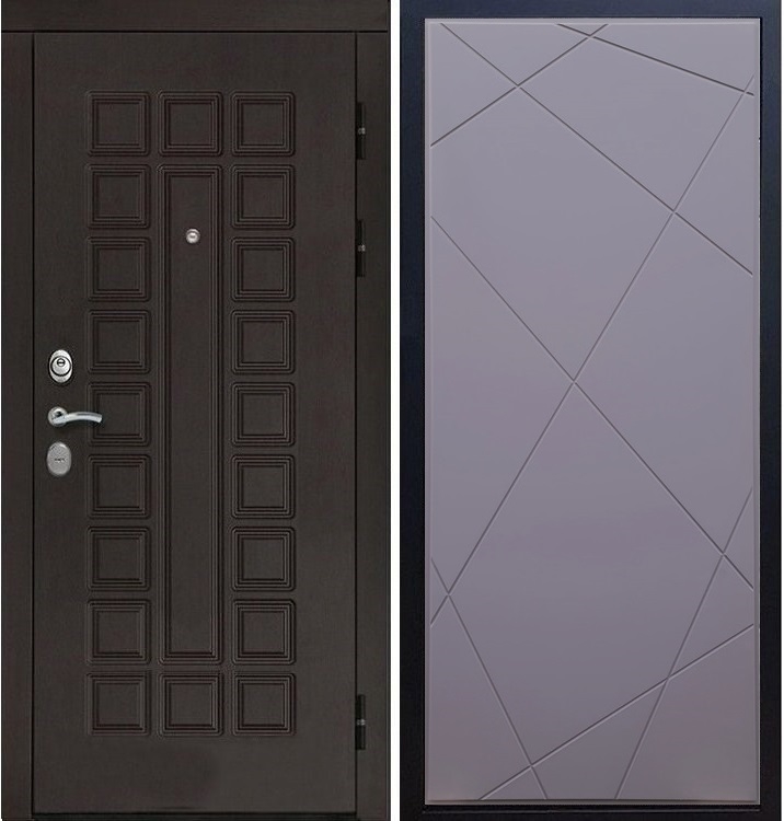 Входная металлическая дверь Монолит ФЛ-291 Силк титан 20834