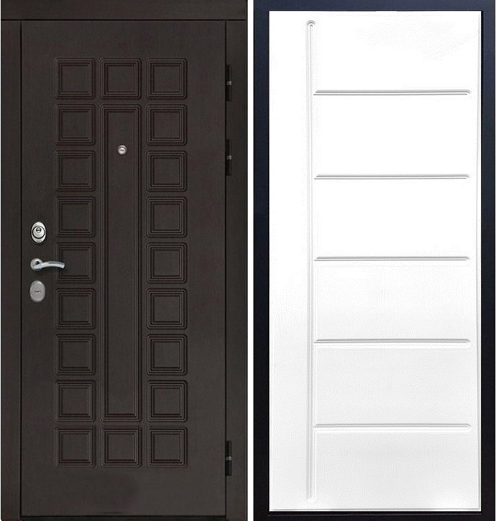 Входная металлическая дверь Монолит ФЛ-102 Белый силк сноу 20883