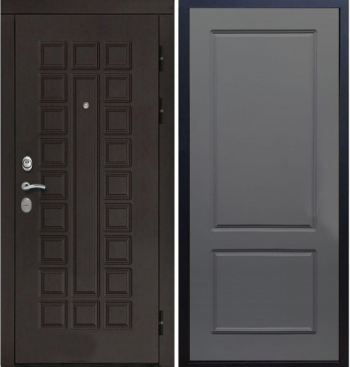 Входная металлическая дверь Монолит ФЛ-117 Силк титан 20893