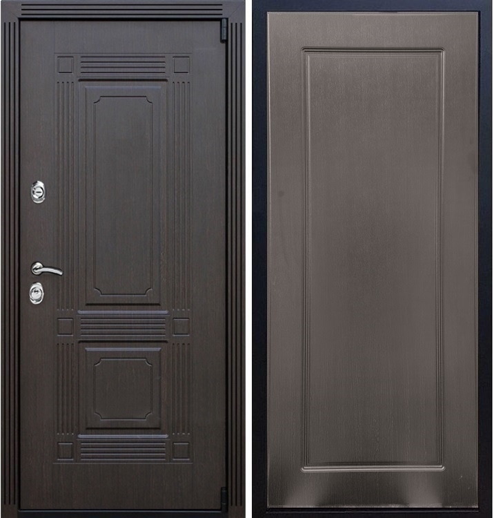 Входная металлическая дверь ESTET ФЛ-119 Венге 22176