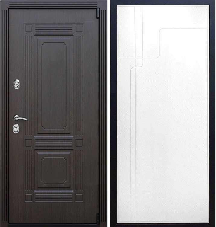 Входная металлическая дверь ESTET ФЛ-246 Белый силк сноу 22198