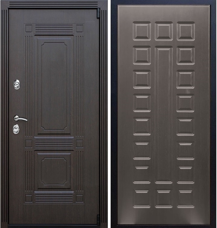 Входная металлическая дверь ESTET ФЛ-183 Венге 22217