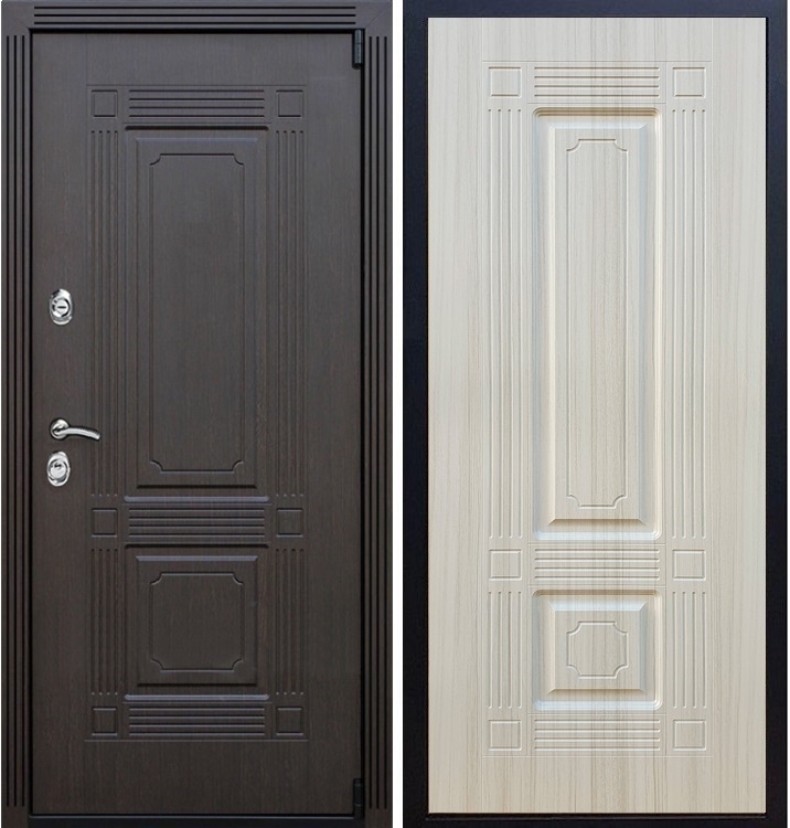 Входная металлическая дверь ESTET ФЛ-2 Сандал белый 22261