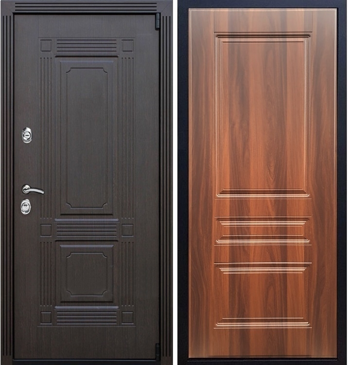 Входная металлическая дверь ESTET ФЛ-243 Итальянский Орех 22284