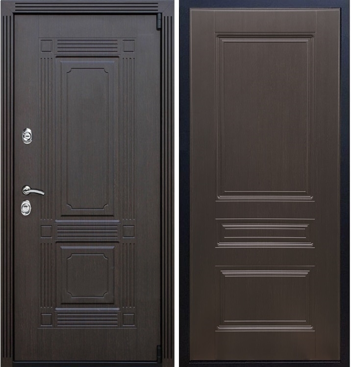 Входная металлическая дверь ESTET ФЛ-243 Венге 22285