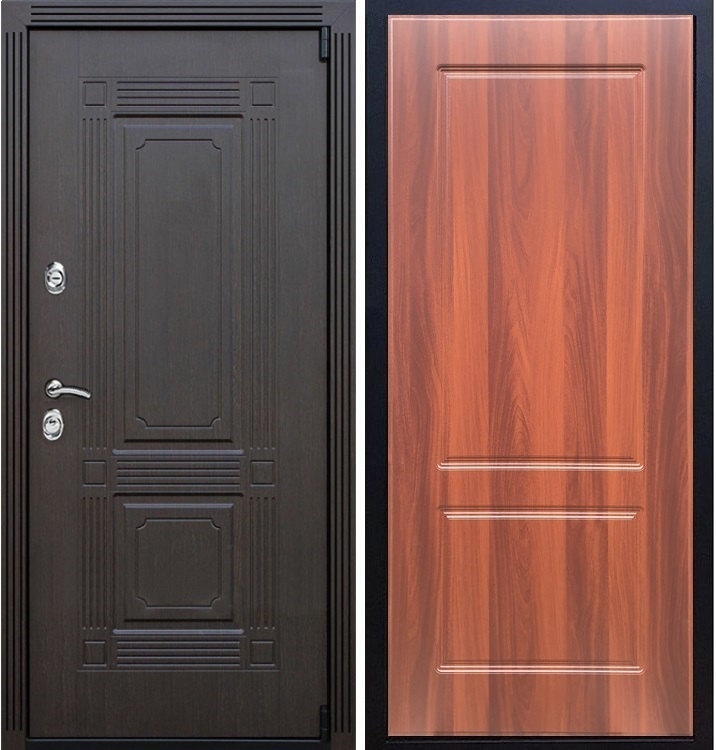 Входная металлическая дверь ESTET ФЛ-117 Итальянский Орех 22348