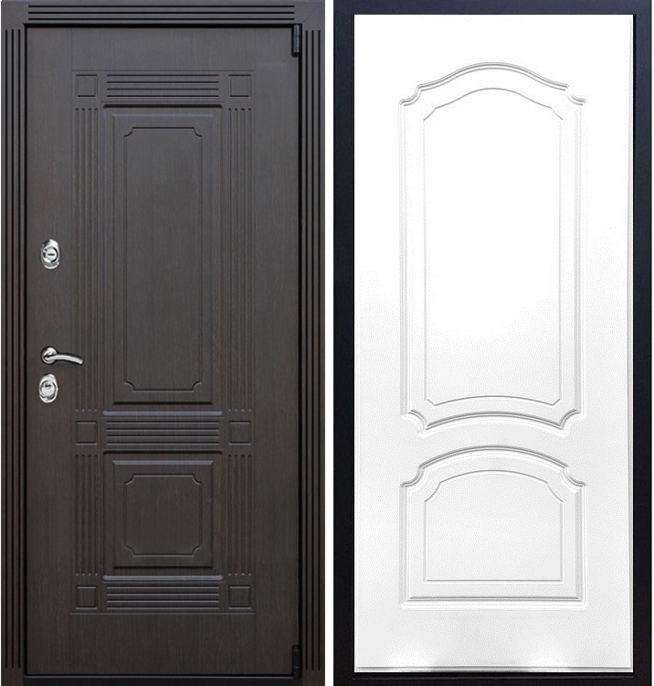 Входная металлическая дверь ESTET ФЛ-140 Белый силк сноу 22388