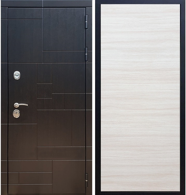 Входная металлическая дверь Нова Лабиринт Акация светлая 25978